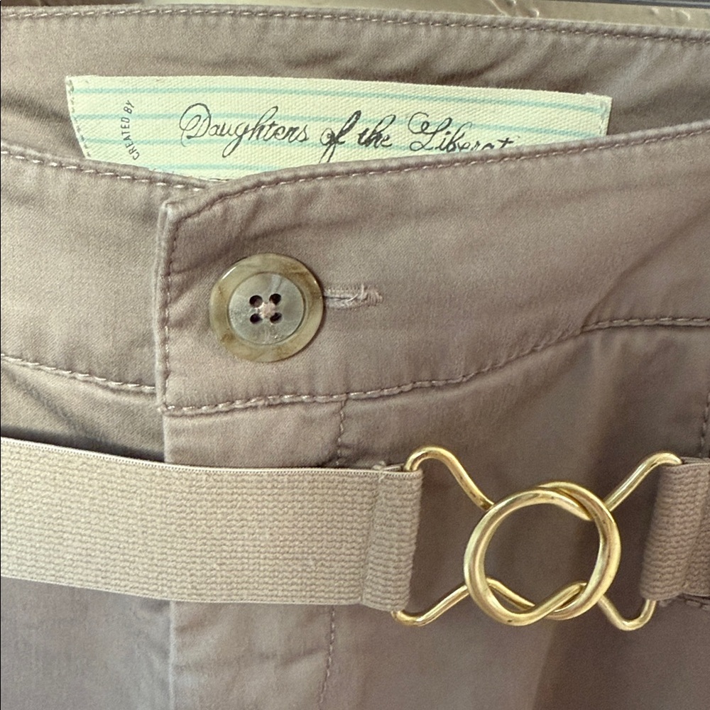 Anthropologie Daughters of the Liberation - Cuffed Chino Pants Size 6